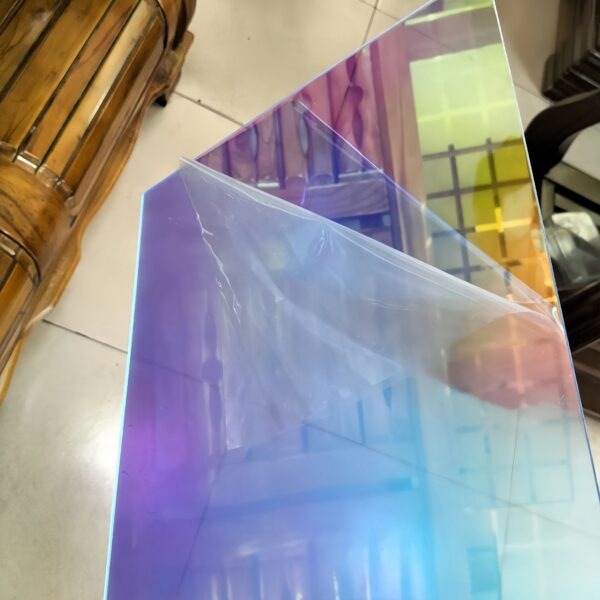 Premium Iridescent Acrylic Sheets - Rainbow Color-Shifting Effect