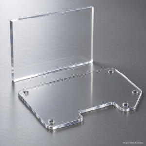 AI-generated illustration of pc clear sheet material