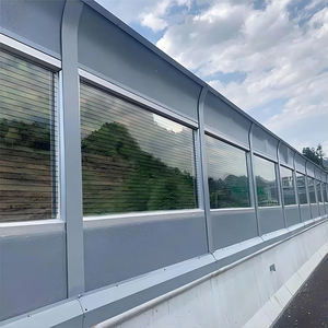 Residential acrylic noise barrier wall