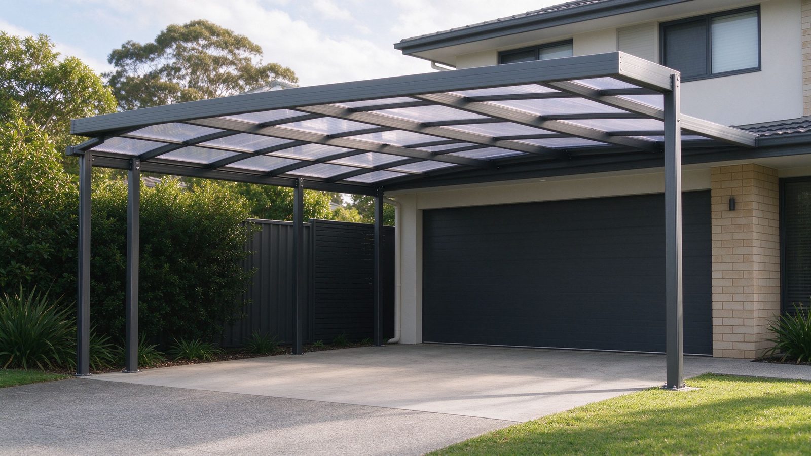 polycarbonate carport canopy roof panels