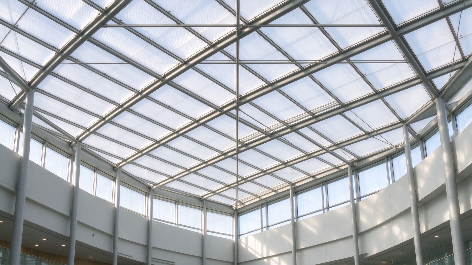 polycarbonate skylight roof glazing panels
